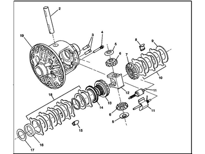 GM 23156744 Differential Assembly, Limited Slip