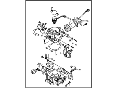 Chevrolet Tracker Throttle Body - 96057963