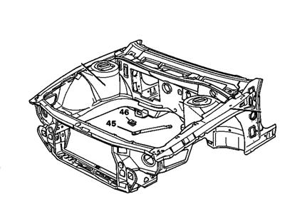 GM 20707251 PANEL, Front Fender Inner Wheel House