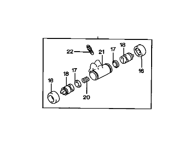 1997 Chevrolet Prizm Wheel Cylinder - 94856391