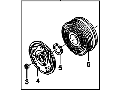 GM 96408443 Clutch,A/C