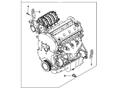 GM 93744119 Block Asm,Engine (W/ Piston)