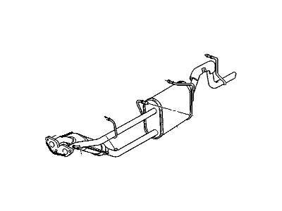 GM 19131696 Catalytic Convertor Assembly (W/ Exhaust Pipe) <Split>