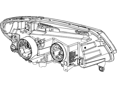 GM 92285810 Headlamp Assembly