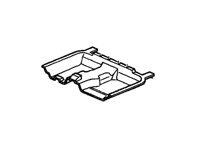 GM 25667475 Carpet Assembly, Rear Floor <Use 1C1M*Blue