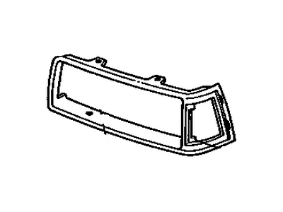 GM 22539097 Bezel Assembly, Headlamp