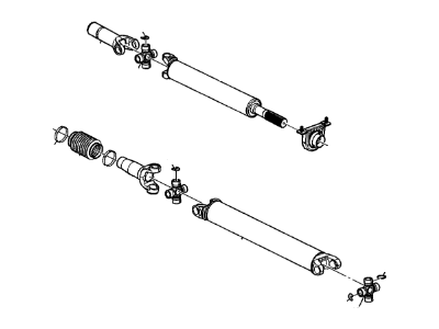 2000 Chevrolet Suburban Drive Shaft - 15094629