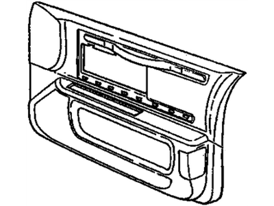 10248020 GM Front Side Door Trim Assembly *Gray Illustration 1 of 1