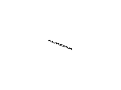 GM 16523521 Rear Compartment Lid Emblem *Aurora