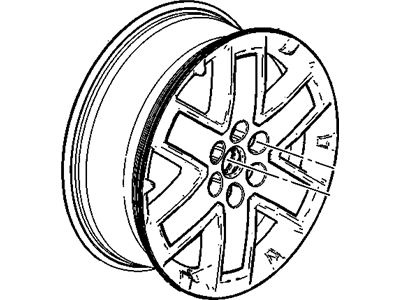 GM 9597530 Wheel Rim, 20X7.5