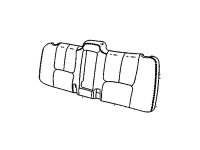 GM 16839865 Cover Asm,Rear Seat Back Cushion