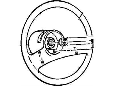 GM 9768988 Steering Wheel