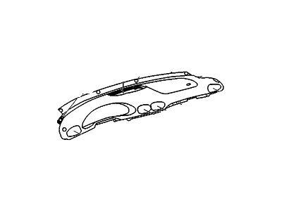 GM 22601857 Pad Assembly, Instrument Panel Upper Trim *Graphite