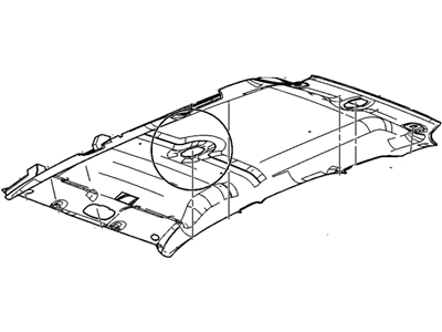 GM 19149951 PANEL, Roof Headlining