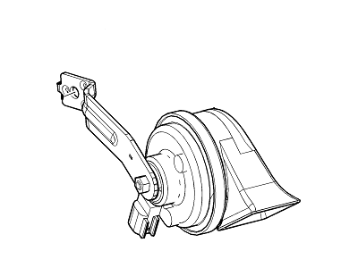 GM 42478283 Horn Assembly, Single (High Note)