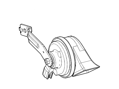 GM 95066880 Horn,Single (High Note)