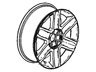 GMC Terrain Spare Wheel - 9598558