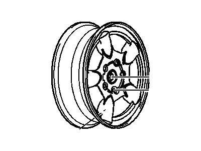 2001 Buick Lesabre Spare Wheel - 9592953