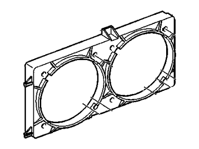 Chevrolet Fan Shroud - 88986470