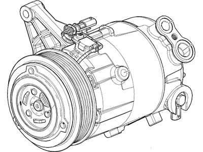 2017 Cadillac ATS A/C Compressor - 84123920