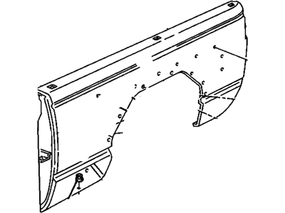 GM 15665466 Panel Asm,Pick Up Box Side RH