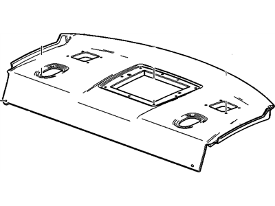 GM 25979045 Trim Assembly, Rear Window Panel *Light Cashmere