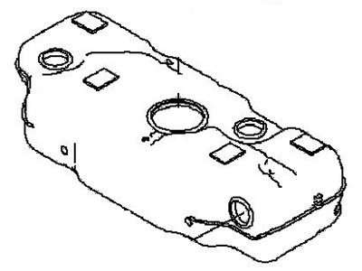 2010 Pontiac G3 Fuel Tank - 95979016