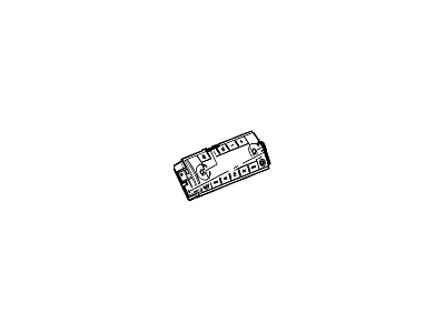 GM 15881861 Heater, Air Conditioning, And Radio Control Module Assembly