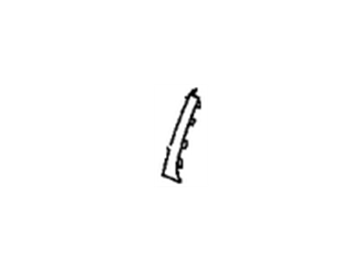 GM 10206618 Applique Assembly, Body Lock Pillar *White