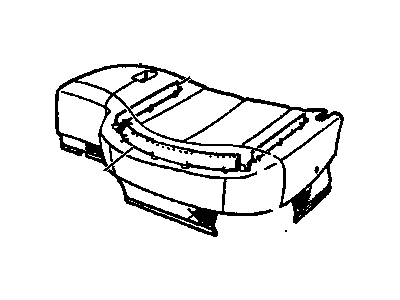 GM 12548977 Cover,Driver Seat Cushion *Beige *Beige