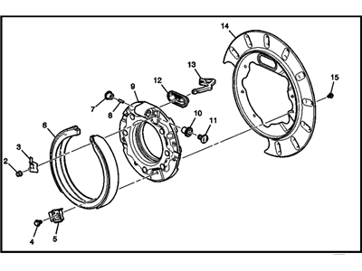 GM 15206290 Brake Assembly, Parking (Rh)