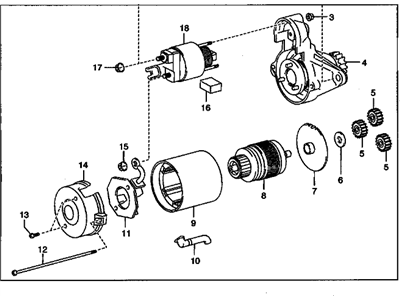 GM 19205445 Starter Asm