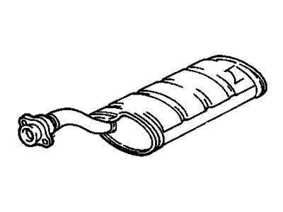 GM 12545735 Exhaust Muffler