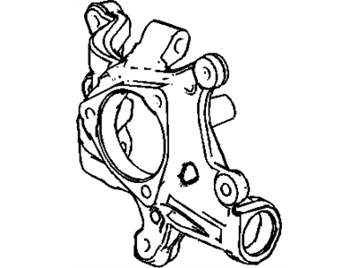 GM 23432048 Knuckle Assembly, Rear Suspension