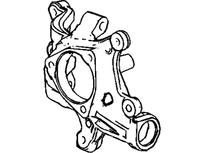 GM 13219216 Bracket Assembly, Rear Wheel Hub