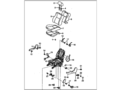 GM 88973921 Seat,Driver(W/Belt) *Gray