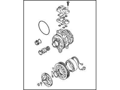 GM 12368905 Air Conditioner Compressor (Remanufacture)