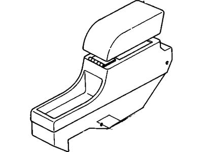 GM 12511270 ARMREST, Floor Console