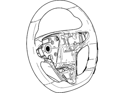 GM 23163044 Wheel Assembly, Steering *Black