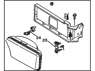 GM 16513645 Headlight Assembly