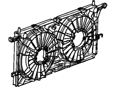 2005 Buick Terraza Fan Shroud - 15875026