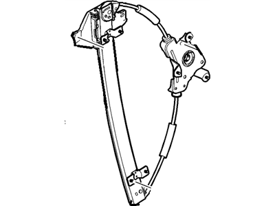 GM 25926016 Front Side Door Window Regulator Assembly