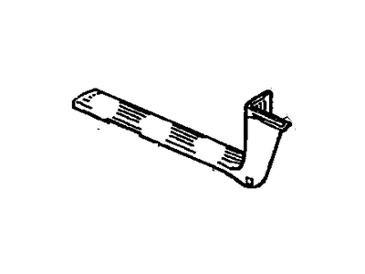 GM 25684877 Retainer Assembly, Front Side Door Opening Floor Carpet *Pewter
