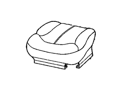 GM 12474320 Cover,Driver Seat Cushion *Graphite