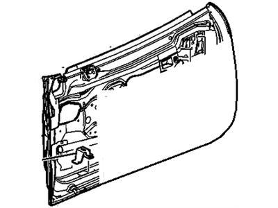 GM 15940851 Door Assembly, Front Side