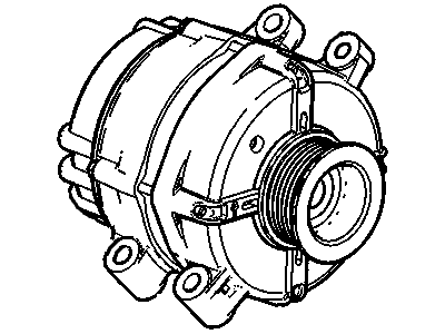 2010 Chevrolet Corvette Alternator - 25888947