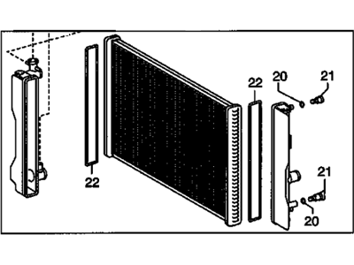 GM 88975760 Radiator