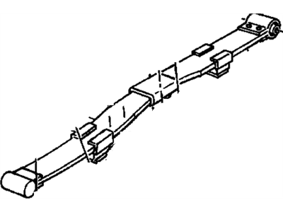 1988 Chevrolet Astro Leaf Spring - 15544837