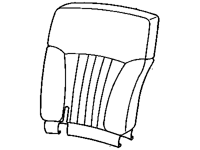 GM 12470008 Pad,Rear Seat Back Cushion