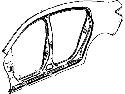 GM 22997609 Panel Assembly, Body Side Outer